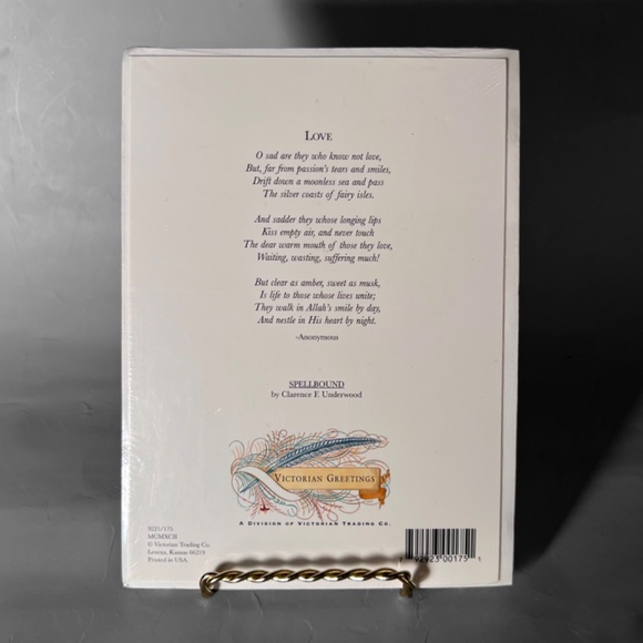 Victorian Greetings Blank "Love" Notecards - Picture 2 of 2